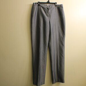 Gray Dress Pants Women’s Size 8 Straight Leg Career Office Slacks